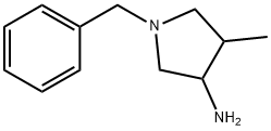 顺式-1-苄基-4-甲基-3-氨基吡咯烷, 74880-20-9, 结构式