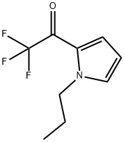 Ethanone, 2,2,2-trifluoro-1-(1-propyl-1H-pyrrol-2-yl)- (9CI) 结构式