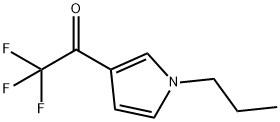 Ethanone, 2,2,2-trifluoro-1-(1-propyl-1H-pyrrol-3-yl)- (9CI) 结构式