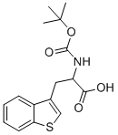 BOC-3-(3-苯并噻吩基)-DL-丙氨酸, 74893-31-5, 结构式