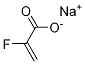 2-フルオロアクリル酸, ナトリウム塩 化学構造式