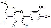 2-(3,4-dihydroxyphenyl)-3,5,7-trihydroxy-chromen-4-one,74893-81-5,结构式