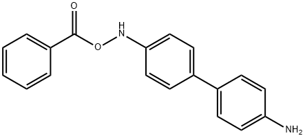 N-(Benzoyloxy)(1,1'-biphenyl)-4,4'-diamine dihydrochloride- Structure