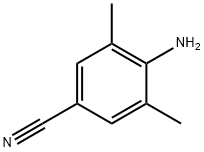 4-氨基-3,5-二甲基苯氰, 74896-24-5, 结构式