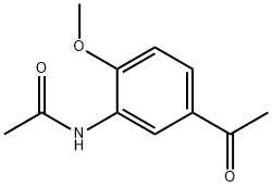 3′-乙酰氨基-4′-甲氧基苯乙酮,74896-31-4,结构式