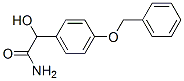 Benzeneacetamide,  -alpha--hydroxy-4-(phenylmethoxy)- Structure