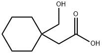 1-(Hydroxymethyl)cyclohexane-1-acetic acid Structure