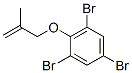 2,4,6-トリブロモフェニル(2-メチル-2-プロペニル)エーテル 化学構造式