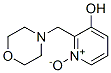 3-Pyridinol, 2-(4-morpholinylmethyl)-, 1-oxide (9CI) Struktur