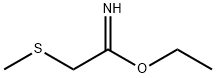 2-METHYLSULFANYL-ACETIMIDIC ACID ETHYL ESTER Struktur