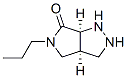 Pyrrolo[3,4-c]pyrazol-6(1H)-one, hexahydro-5-propyl-, cis- (9CI) Structure