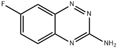 1,2,4-BENZOTRIAZIN-3-AMINE, 7-FLUORO- 结构式