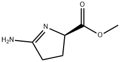 2H-Pyrrole-2-carboxylicacid,5-amino-3,4-dihydro-,methylester,(R)-(9CI) Structure