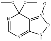 [1,2,5]Oxadiazolo[3,4-d]pyrimidine,4,7-dihydro-7,7-dimethoxy-,1-oxide(9CI) Struktur
