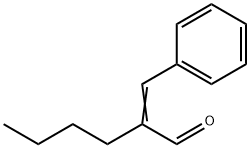 α-ブチルシンナムアルデヒド 化学構造式