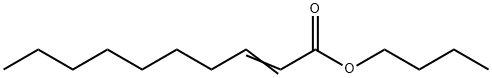2-癸烯酸丁酯,7492-45-7,结构式