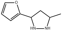 Pyrazolidine,  3-(2-furanyl)-5-methyl- 结构式