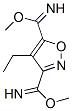 3,5-Isoxazoledicarboximidicacid,4-ethyl-,dimethylester(9CI) Struktur