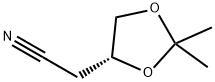 (R)-2,2-DIMETHYL-1,3-DIOXOLANE-4-ACETONITRILE 化学構造式