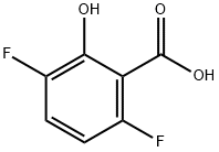 3,6-DIFLUORO-2-HYDROXYBENZOIC ACID Structure