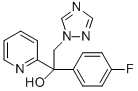 1-(4-FLUORO-PHENYL)-1-PYRIDIN-2-YL-2-[1,2,4]TRIAZOL-1-YL-ETHANOL Struktur