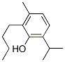 2-butyl-3-methyl-6-propan-2-yl-phenol 化学構造式