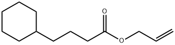 シクロヘキサンブタン酸2-プロペニル 化学構造式