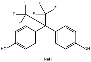 4,4'-[2,2,2-三氟代-1-(三氟代甲基)亚乙基]二苯酚二钠盐,74938-83-3,结构式