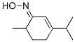 2-Cyclohexen-1-one,6-methyl-3-(1-methylethyl)-,oxime,(E)-(9CI) Structure