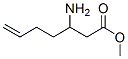 6-Heptenoic  acid,  3-amino-,  methyl  ester 结构式