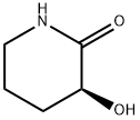 3-(S)-HYDROXY-2-PIPERIDONE 化学構造式