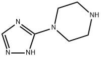 Piperazine, 1-(1H-1,2,4-triazol-3-yl)- (9CI) Struktur