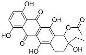 7-Acetoxy-8-ethyl-7,8,9,10-tetrahydro-1,4,6,8,11-pentahydroxy-5,12-naphthacenedione|