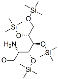 2-Amino-3-O,4-O,5-O,6-O-tetrakis(trimethylsilyl)-2-deoxy-D-glucose 结构式