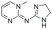 1H-Imidazol-2-amine,  4,5-dihydro-N-(1-methyl-2(1H)-pyrimidinylidene)- 化学構造式
