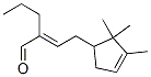 2-[2-(2,2,3-trimethylcyclopent-3-en-1-yl)ethylidene]valeraldehyde|