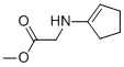 Glycine, N-1-cyclopenten-1-yl-, methyl ester (9CI) Struktur