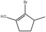 1-Cyclopenten-1-ol,  2-bromo-3-methyl- Structure