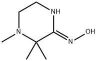 Piperazinone, 3,3,4-trimethyl-, oxime, (Z)- (9CI) Structure