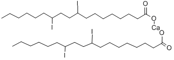 calcium diiodostearate 结构式