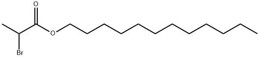 2-ブロモプロピオン酸ドデシル 化学構造式