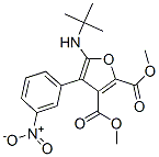 2,3-Furandicarboxylic  acid,  5-[(1,1-dimethylethyl)amino]-4-(3-nitrophenyl)-,  dimethyl  ester  (9CI) Struktur