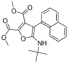 2,3-Furandicarboxylic  acid,  5-[(1,1-dimethylethyl)amino]-4-(1-naphthalenyl)-,  dimethyl  ester  (9CI) Struktur