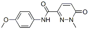 3-Pyridazinecarboxamide,1,6-dihydro-N-(4-methoxyphenyl)-1-methyl-6-oxo- Struktur