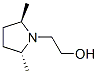 1-Pyrrolidineethanol,2,5-dimethyl-,(2R,5R)-(9CI) 结构式