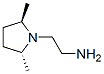 1-Pyrrolidineethanamine,2,5-dimethyl-,(2R,5R)-(9CI) Struktur