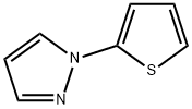 1 - (2-噻吩基)-1H -吡唑 结构式