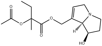 2-Acetoxy-2-methylbutanoic acid [(6-hydroxy-1-azabicyclo[3.3.0]oct-3-en-4-yl)methyl] ester 结构式