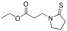1-Pyrrolidinepropanoic  acid,  2-thioxo-,  ethyl  ester Struktur