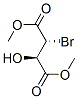 Butanedioic acid, 2-bromo-3-hydroxy-, dimethyl ester, (2R,3R)- (9CI) Struktur